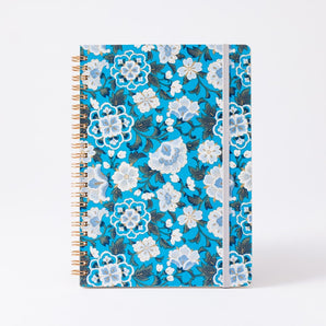 リングノート | A5 方眼 | 植物柄 | 友禅紙 GARDEN4 | 尚雅堂