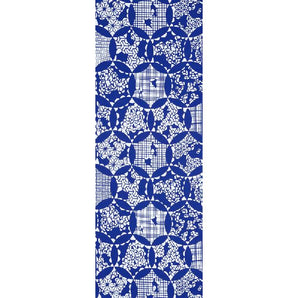 手捺染 手ぬぐい | 鞠柄 | 紺瑠璃 / 濃藍 |  綿 (特岡生地) | 京都 都もだん