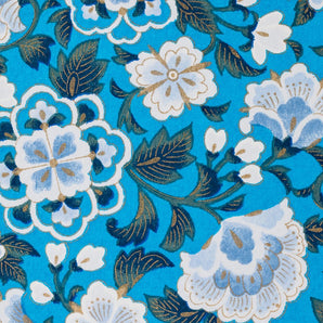 リングノート | A5 方眼 | 植物柄 | 友禅紙 GARDEN4 | 尚雅堂