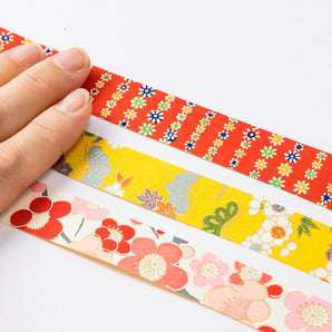 友禅和紙 テープシール | 3柄セット | No28・33・36 | 尚雅堂