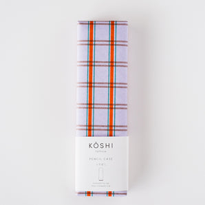 友禅筆箱|格子柄|友禅紙 ペンケース KOSHI-1 | 尚雅堂