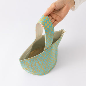 ワンハンドル トートバッグ | シーサーミンタマー柄 コットン製 | 沖縄 シマノネ