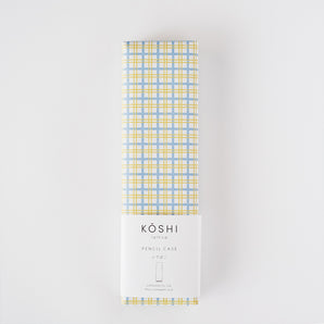 友禅筆箱|格子柄|友禅紙 ペンケース KOSHI-5 | 尚雅堂