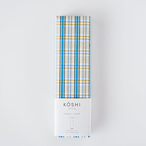 友禅筆箱|格子柄|友禅紙 ペンケース KOSHI-4 | 尚雅堂