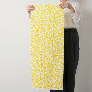 手染め 手ぬぐい | 銀杏柄 | 綿100% | 梨園染 注染 | 戸田屋商店