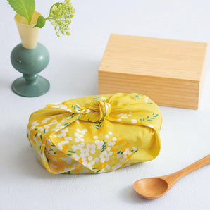 風呂敷 45cm|こはれ ミモザ イエロー|綿100%|むす美
