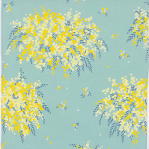 風呂敷 45cm|こはれ ミモザ ミント|綿100%|むす美