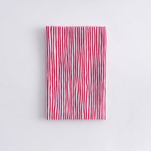 よろけ縞 赤|かまわぬ|手ぬぐい