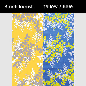 ニセアカシア ブルー・イエロー|Aobato|手ぬぐい