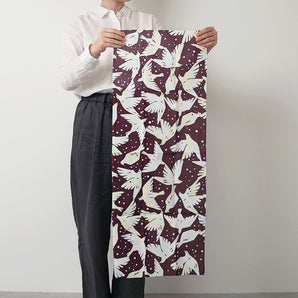 あおばと エンジ|Aobato|手ぬぐい