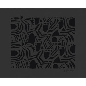 和紙トートバッグ | SAMIRO YUNOKI SIWA FLATバッグ 黒 Lサイズ | SIWA