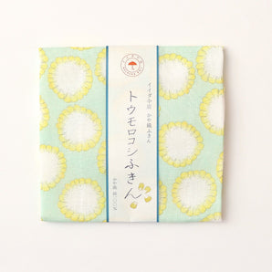 かや織ふきん | トウモロコシ | 綿100% かや織5枚重ね  | イイダ傘店 × 中川政七商店