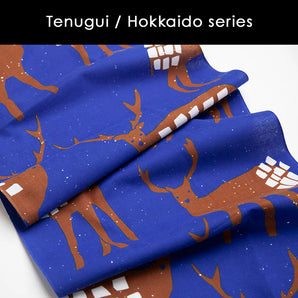 Ezo Deer|Fuzome Kobo|Tenugui Hand Towel