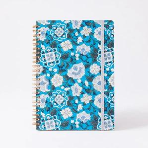 リングノート | A5 方眼 | 植物柄 | 友禅紙 GARDEN4 | 尚雅堂 尚雅堂