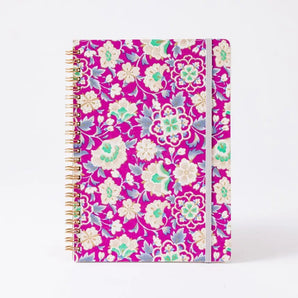 リングノート | A5 方眼 | 植物柄 | 友禅紙 GARDEN3 | 尚雅堂 尚雅堂