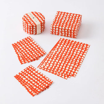 赤瓦4點套餐 | 波奇袋 葉脈 小盒 迷你茶罐 | 沖繩 島之根 島之根