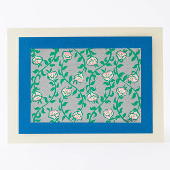 手繪木版畫 | 待賓草 (まつよいぐさ) | 原田綏子 作 | 京都 互動藝術 | 竹籠堂 竹籠堂