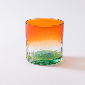 沖縄 残波の夕日グラス 琉球ガラス RYUKYU GLASS WORKS 海風