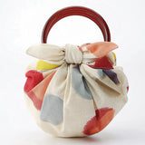 風呂敷包 70cm 帶繩 | 水玉圖案 現代風格｜歐式復古風｜むす美 むす美