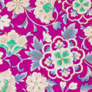 リングノート | A5 方眼 | 植物柄 | 友禅紙 GARDEN3 | 尚雅堂 尚雅堂