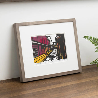 手摺木版畫 | 祇園（Gion）| 竹中健司 作 | 京都 版畫藝術 | 竹簾堂 竹簾堂