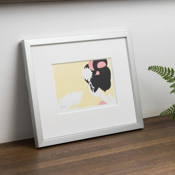 木刻版畫 | 京都時間 舞姬 | 加藤光穗 作 | 京都 互動藝術 | 竹篠堂 竹篠堂