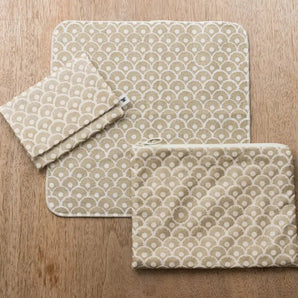 Pineapple 青海波67分套裝 | 口袋T恤套裝 平口褲 田尾漢卡奇 | 沖繩 島之音 島之音