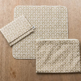 Pineapple 青海波67分套裝 | 口袋T恤套裝 平口褲 田尾漢卡奇 | 沖繩 島之音 島之音