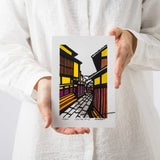 手摺木版畫 | 石堀小路（いしべこうじ）| 竹中健司 作 | 京都 互動藝術 | 竹篠堂 竹篠堂