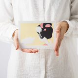 木刻版畫 | 京都時間 舞姬 | 加藤光穗 作 | 京都 互動藝術 | 竹篠堂 竹篠堂