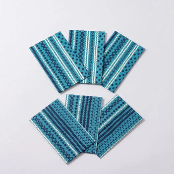 KASURI SHIMA絣4點組合 | 波奇袋 葉脈 小箱子 迷你茶罐 | 沖繩 島之音 島之音