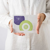 手捏木版畫 | 京都時間 和傘 | 加藤光穗 作 | 京都 互動藝術 | 竹篠堂 竹篠堂