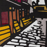 手摺木版畫 | 祇園（Gion）| 竹中健司 作 | 京都 版畫藝術 | 竹簾堂 竹簾堂