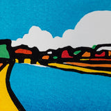 手摺木版畫 | 鴨川 | 竹中健司 作 | 京都 互動藝術 | 竹篠堂 竹篠堂