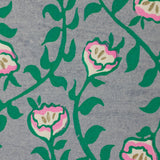 手繪木版畫 | 待賓草 (まつよいぐさ) | 原田綏子 作 | 京都 互動藝術 | 竹籠堂 竹籠堂