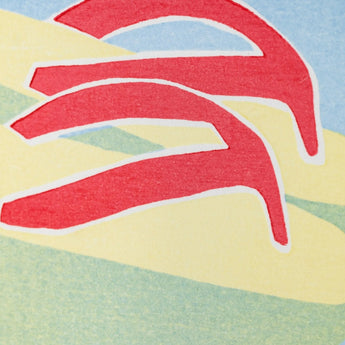 木刻版畫 | 京都時間 輕輕地 | 加藤光穗 作 | 京都 版畫藝術 | 竹篠堂 竹篠堂