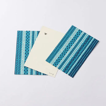 KASURI SHIMA絣4點組合 | 波奇袋 葉脈 小箱子 迷你茶罐 | 沖繩 島之音 島之音