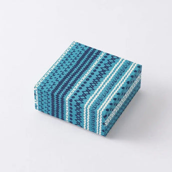 KASURI SHIMA絣4點組合 | 波奇袋 葉脈 小箱子 迷你茶罐 | 沖繩 島之音 島之音