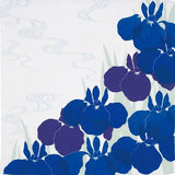 風呂蓋 70cm｜かきつばた柄 / 輕量型｜光悅ちりめん友禅シリーズ｜ポリエステル｜むす美 むす美