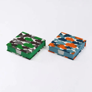 備忘錄帳戶｜松煙｜手染和紙 塊狀備忘錄 日本製｜幸福的文樣尺寸 文具【 Fuwa Market 原創商品 】 Fuwa Market