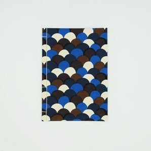 和紙之藝｜A5｜青海波紋｜手染和紙 紙張 文具 日本製｜幸福的紋樣 【 Fuwa Market 原創商品 】 Fuwa Market