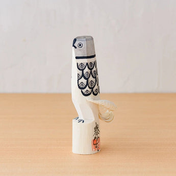 置物 古代風 赤 / 黒 2體套裝 | 內部裝飾 | 𩸽野一刀彫 𩸽野一刀彫