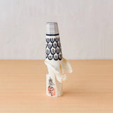 置物 古代風 赤 / 黒 2體套裝 | 內部裝飾 | 𩸽野一刀彫 𩸽野一刀彫