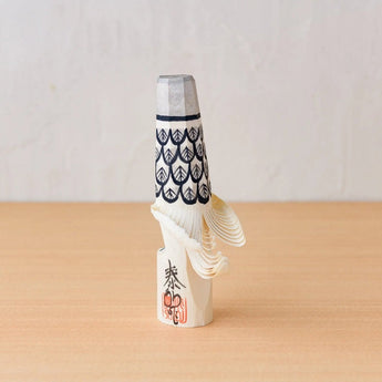 置物 古代風 赤 / 黒 2體套裝 | 內部裝飾 | 𩸽野一刀彫 𩸽野一刀彫