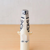 置物 古代風 赤 / 黒 2體套裝 | 內部裝飾 | 𩸽野一刀彫 𩸽野一刀彫