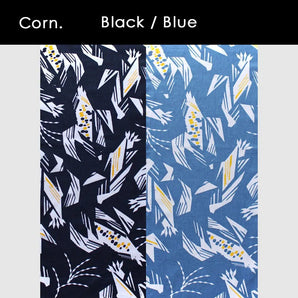 冬季　黑・藍｜Aobato｜手繪 Aobato