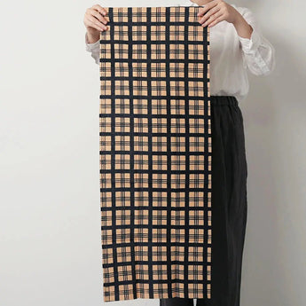 手拭 | 弁慶格子紗布 | 絲綿100% | 梨園染 注染 | 戸田屋商店 戸田屋商店（梨園染）