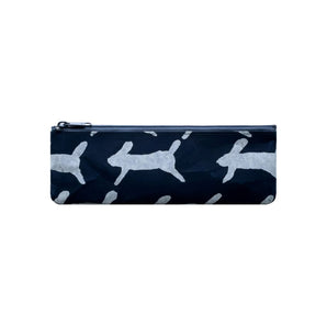 Wash paper pen case | mina perhonen | run run run dark blue | Portable toothbrush case | SIWA
