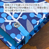 ハトメを通したゴムバンドでふたが開きにくい