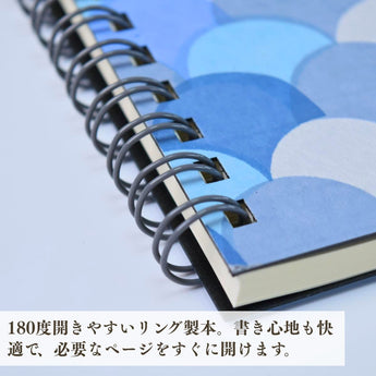 180度開けるリング製本